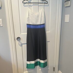 Colorblock Spaghetti Strap Dress